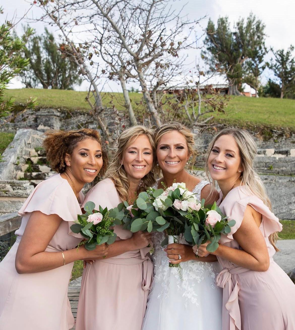 Makeup artistry detail for a natural glow